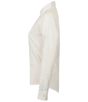 Henbury Ladies Long Sleeve Pinpoint Oxford Shirt