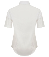Henbury Ladies Short Sleeve Pinpoint Oxford Shirt