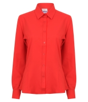 Henbury Ladies Long Sleeve Wicking Shirt