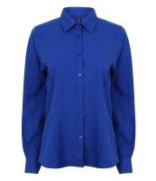 Henbury Ladies Long Sleeve Wicking Shirt