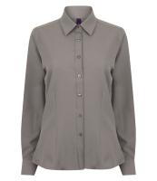 Henbury Ladies Long Sleeve Wicking Shirt