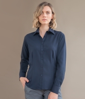 Henbury Ladies Long Sleeve Wicking Shirt