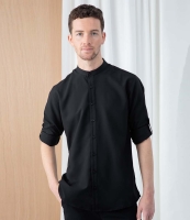 Henbury Mandarin Roll Sleeve Anti-Bac Wicking Shirt