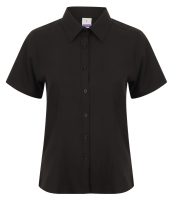 Henbury Ladies Short Sleeve Wicking Shirt