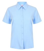 Henbury Ladies Short Sleeve Wicking Shirt