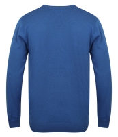 Henbury Lightweight Cotton Acrylic V Neck Sweater