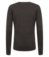 Henbury Ladies Lightweight Cotton Acrylic V Neck Sweater