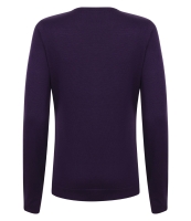 Henbury Ladies Lightweight Cotton Acrylic V Neck Sweater