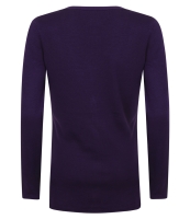 Henbury Ladies Cotton Acrylic V Neck Cardigan