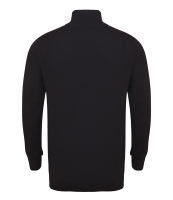 Henbury Zip Neck Sweater