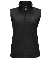 Ladies Black Soft shell Gilet 