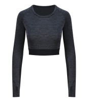 AWDis Ladies Cool Long Sleeve Crop Top