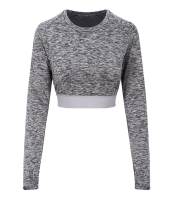 AWDis Ladies Cool Long Sleeve Crop Top