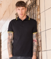 AWDis Stretch Tipped Piqué Polo Shirt