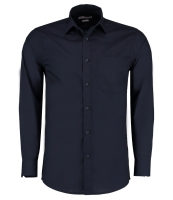 Kustom Kit Long Sleeve Tailored Poplin Shirt