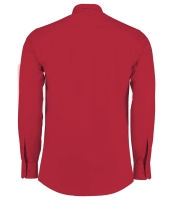 Kustom Kit Long Sleeve Tailored Poplin Shirt