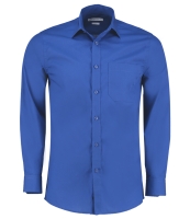 Kustom Kit Long Sleeve Tailored Poplin Shirt