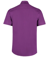 Kustom Kit Premium Short Sleeve Tailored Oxford Shirt