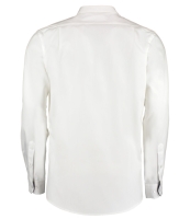 Kustom Kit Premium Long Sleeve Contrast Tailored Oxford Shirt