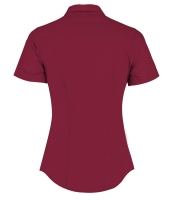 Kustom Kit Ladies Short Sleeve Tailored Poplin Shirt