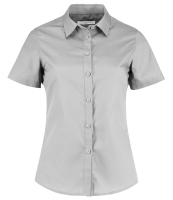 Kustom Kit Ladies Short Sleeve Tailored Poplin Shirt