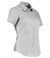 Kustom Kit Ladies Short Sleeve Tailored Poplin Shirt