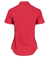 Kustom Kit Ladies Short Sleeve Tailored Poplin Shirt