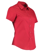 Kustom Kit Ladies Short Sleeve Tailored Poplin Shirt