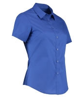 Kustom Kit Ladies Short Sleeve Tailored Poplin Shirt