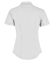 Kustom Kit Ladies Short Sleeve Tailored Poplin Shirt