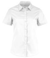 Kustom Kit Ladies Short Sleeve Tailored Poplin Shirt