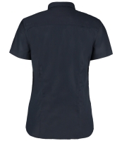 Kustom Kit Ladies Short Sleeve Tailored Workwear Oxford Shirt