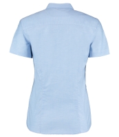 Kustom Kit Ladies Short Sleeve Tailored Workwear Oxford Shirt