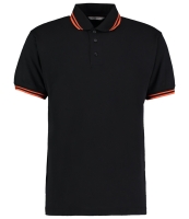 Kustom Kit Contrast Tipped Poly/Cotton Piqué Polo Shirt