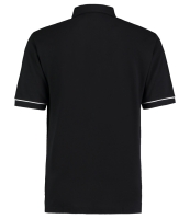 Kustom Kit Button Down Collar Contrast Piqué Polo Shirt