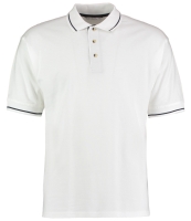 Kustom Kit St Mellion Tipped Cotton Piqué Polo Shirt