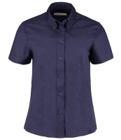 Kustom Kit Ladies Premium Short Sleeve Tailored Oxford Shirt