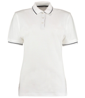Kustom Kit Ladies St Mellion Tipped Cotton Piqué Polo Shirt