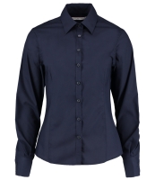 Kustom Kit Ladies Long Sleeve Tailored Business Shirt