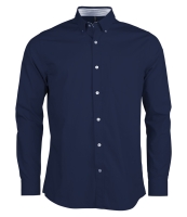 Kariban Long Sleeve Washed Poplin Shirt