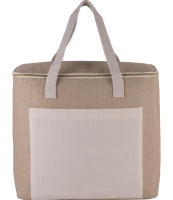 Kimood Large Jute Cool Bag