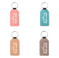 Estate Agent Leather Keyring x 10