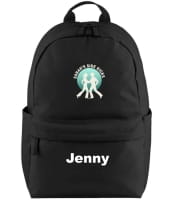 Sarah's Side Kicks Black Back pack 