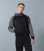 Finden and Hales Panelled Sports Hoodie
