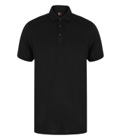 Finden and Hales Unisex Contrast Panel Piqué Polo Shirt