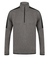 Finden and Hales Contrast Zip Neck Midlayer Top