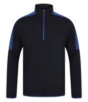 Finden and Hales Contrast Zip Neck Midlayer Top