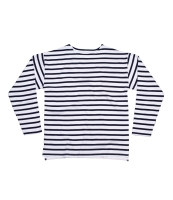 One By Mantis Unisex Long Sleeve Breton Stripe T-Shirt