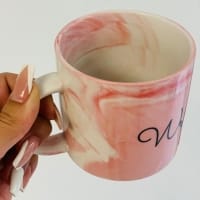Estate Agent Pink Marble Branded Mug x10