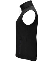Ladies Black Soft shell Gilet 